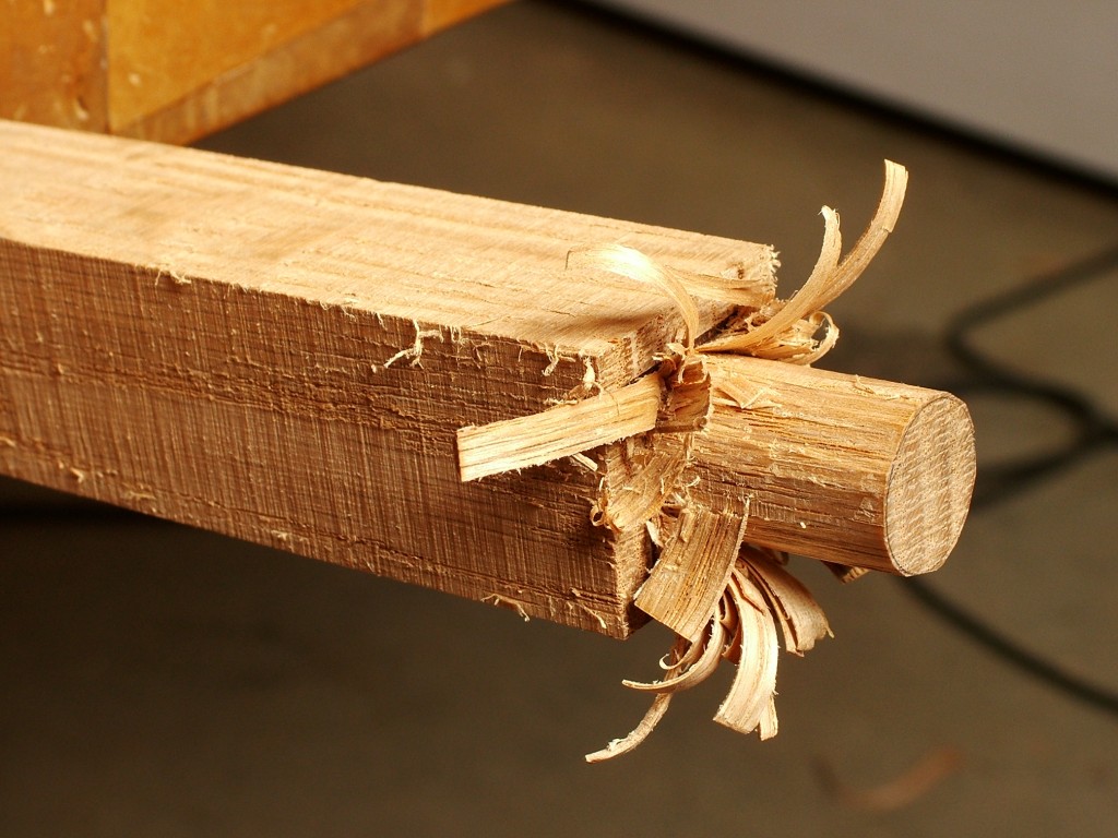 Chiseling Tenon