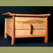 Pagoda Box in Pearwood and Maple