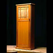 Mahogany Jewelry Cabinet 