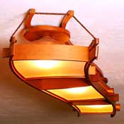 Swerve ceiling fixture